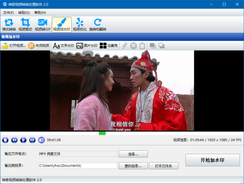 神奇视频转换处理软件主界面截图【图】